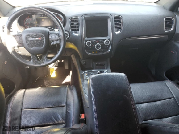 2016 Dodge Durango R/T with VIN 1C4SDHCT5GC502576, listed as a Copart auction lot 42553045 with 107,329 mi miles and Salvage Title. Bid and sale history available at carsss.com. Image 8.