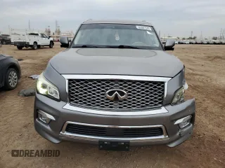 2015 Infiniti QX80 with VIN JN8AZ2NF9F9570736, listed as a Copart auction lot 82087543 with 130,009 mi miles. Bid and sale history available at carsss.com. Image 5.