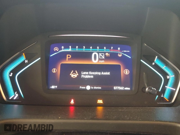 2021 Honda Odyssey Touring with VIN 5FNRL6H89MB018290, listed as a Copart auction lot 55183525 with 77,562 mi miles and Salvage title. Bid and sale history available at DreamBid. Image 9.