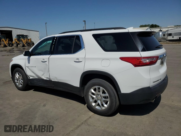 2020 Chevrolet Traverse LT Cloth z VIN 1GNEVGKW2LJ289356, wystawiony jako Copart lot #57358875 z przebiegiem 46 847 mil mil oraz Szkoda całkowita • Salvage title. Historia ofert i sprzedaży dostępna na DreamBid. Obrazek 2.