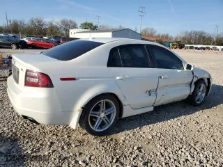 2007 Acura TL with VIN 19UUA66257A029364, listed as a Copart auction lot 52502075 with 134,485 mi miles and Salvage Title. Bid and sale history available at carsss.com. Image 3.