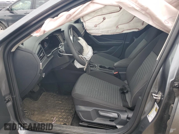 2023 Volkswagen Jetta S with VIN 3VW5M7BU2PM050809, listed as a Copart auction lot 54911535 with 42,638 mi miles and Salvage title. Bid and sale history available at DreamBid. Image 7.
