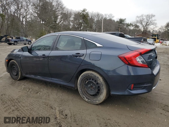 2019 Honda Civic Sedan LX with VIN 2HGFC2F63KH574911, listed as a Copart auction lot 46676525 with 72,942 mi miles and Salvage Title. Bid and sale history available at carsss.com. Image 2.
