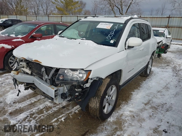 2017 Jeep Compass High Altitude with VIN 1C4NJDEB5HD191200, listed as a IAAI auction lot 41249056 with 101,559 mi miles. Bid and sale history available at carsss.com. Image 18.
