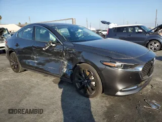 2023 Mazda 3 Premium Plus with VIN 3MZBPBEY2PM377464, listed as a Copart auction lot 83273744 with 6,299 mi miles and Salvage Title. Bid and sale history available at DreamBid. Image 3.