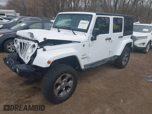 2017 Jeep Wrangler Unlimited 75th Anniversary z VIN 1C4BJWEG9HL684152, wystawiony jako IAAI lot #41880074 z przebiegiem 91 847 mil mil oraz . Historia ofert i sprzedaży dostępna na DreamBid. Obrazek 17.