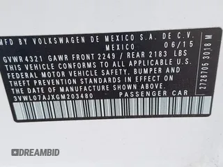 2016 Volkswagen Jetta SEL с VIN 3VWL07AJXGM203480, выставлен на аукционе IAAI как лот 42630215 с пробегом 112 599 миль миль и . История ставок и продаж доступна на DreamBid. Изображение 9.