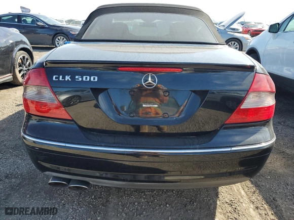 2006 Mercedes-Benz CLK-Class 5.0L with VIN WDBTK75G86T065318, listed as a Copart auction lot 76186154 with 85,902 mi miles and Salvage Title. Bid and sale history available at carsss.com. Image 6.