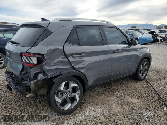 2021 Hyundai Venue SEL with VIN KMHRC8A39MU127362, listed as a Copart auction lot 61791795 with 20,019 mi miles and Salvage title. Bid and sale history available at DreamBid. Image 3.