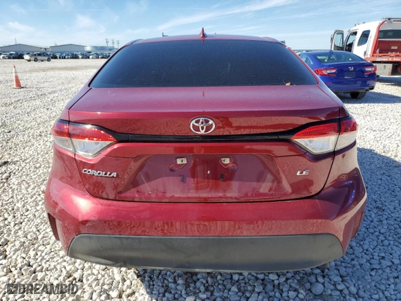 2024 Toyota Corolla LE with VIN 5YFB4MDE0RP095656, listed as a Copart auction lot 88519205 with 28,681 mi miles and Clean Title. Bid and sale history available at carsss.com. Image 6.