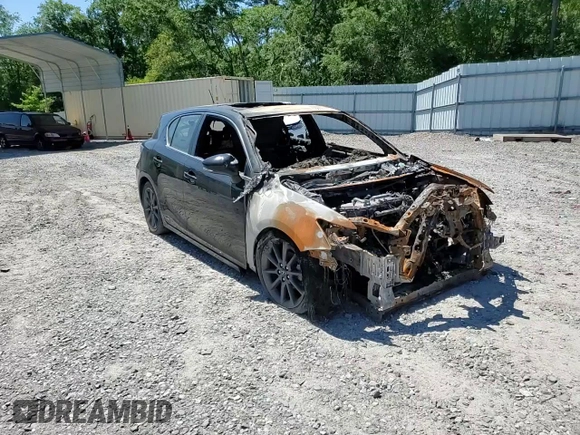 2012 Lexus CT 200h with VIN JTHKD5BH1C2081837, listed as a Copart auction lot 55655115 with Not provided miles and Salvage title. Bid and sale history available at DreamBid. Image 13.