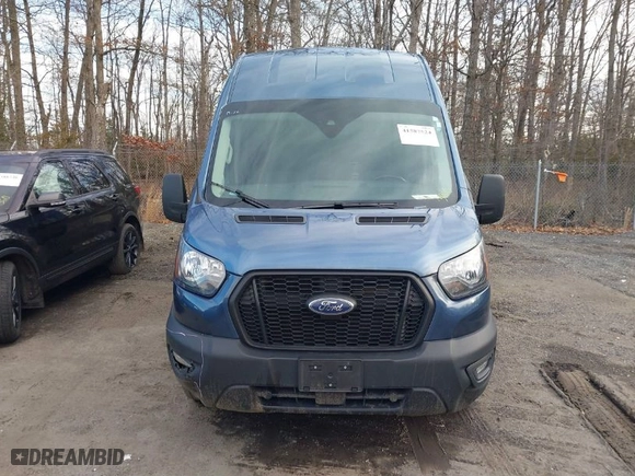 2023 Ford Transit Cargo Van with VIN 1FTBR3X86PKA19968, listed as a IAAI auction lot 41587524 with 44,987 mi miles. Bid and sale history available at carsss.com. Image 12.