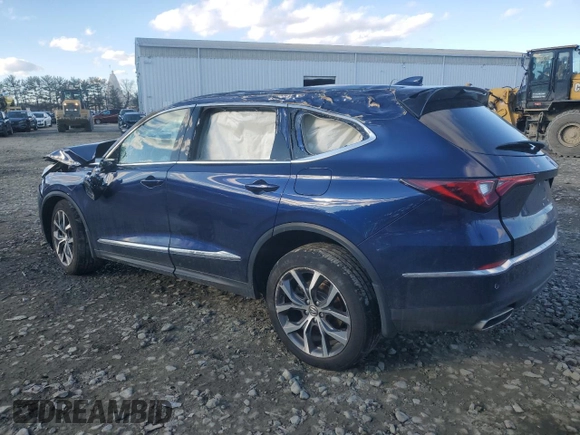 2023 Acura MDX w/Technology Package with VIN 5J8YE1H41PL012783, listed as a Copart auction lot 43699175 with 0 mi miles and Salvage Title. Bid and sale history available at carsss.com. Image 2.