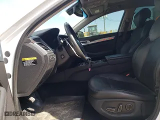 2016 Hyundai Genesis 3.8L with VIN KMHGN4JE1GU143877, listed as a Copart auction lot 44812975 with 107,608 mi miles and Salvage Title. Bid and sale history available at carsss.com. Image 7.