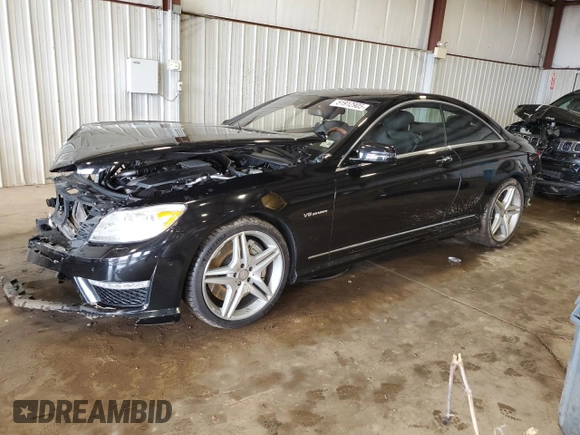 2014 Mercedes-Benz CL-Class CL 63 AMG with VIN WDDEJ7EBXEA031544, listed as a Copart auction lot 51912905 with 70,373 mi miles and Salvage Title. Bid and sale history available at carsss.com. Image 1.