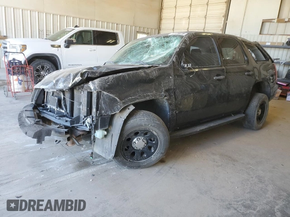 2013 Chevrolet Tahoe Commercial with VIN 1GNLC2E01DR190568, listed as a Copart auction lot 49525875 with 87,872 mi miles and Salvage title. Bid and sale history available at DreamBid. Image 1.