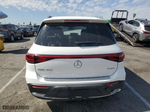 2023 Mercedes-Benz EQB with VIN W1N9M0KB7PN068781, listed as a Copart auction lot 45731845 with 16,268 mi miles and Salvage Title. Bid and sale history available at carsss.com. Image 6.