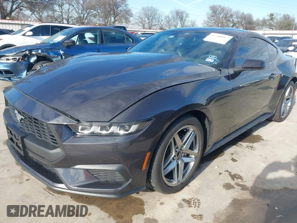 2024 Ford Mustang EcoBoost with VIN 1FA6P8TH0R5118562, listed as a IAAI auction lot 41340897 with 3,155 mi miles. Bid and sale history available at carsss.com. Image 20.