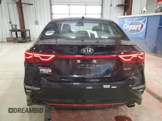 2021 Kia Forte GT-Line with VIN 3KPF34AD9ME331411, listed as a Copart auction lot 51669375 with 24,391 mi miles and Salvage Title. Bid and sale history available at carsss.com. Image 6.