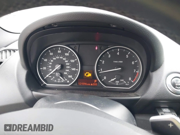 2012 BMW 1 Series 135i with VIN WBAUC9C5XCVM12693, listed as a IAAI auction lot 42341971 with 121,596 mi miles and . Bid and sale history available at DreamBid. Image 7.