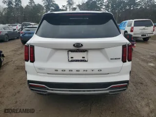 2021 Kia Sorento SX with VIN 5XYRK4LF5MG023668, listed as a Copart auction lot 42235035 with 124,356 mi miles and Salvage Title. Bid and sale history available at carsss.com. Image 6.