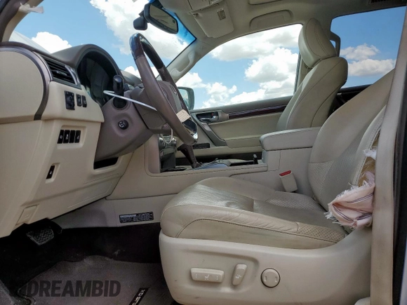 2019 Lexus GX 460 Luxury with VIN JTJJM7FX5K5225443, listed as a Copart auction lot 62064185 with 47,943 mi miles and Salvage title. Bid and sale history available at DreamBid. Image 7.
