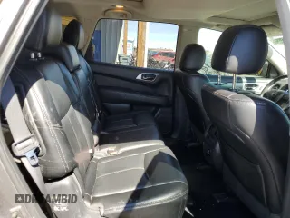 2017 Nissan Pathfinder SL with VIN 5N1DR2MM3HC646459, listed as a Copart auction lot 50371155 with 72,420 mi miles and Salvage Title. Bid and sale history available at DreamBid. Image 10.
