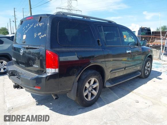 2012 Nissan Armada SV z VIN 5N1BA0ND7CN615987, wystawiony jako IAAI lot #41892790 z przebiegiem Nie podano mil oraz . Historia ofert i sprzedaży dostępna na DreamBid. Obrazek 4.