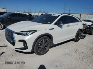 2022 Infiniti QX55 Sensory with VIN 3PCAJ5L32NF102705, listed as a Copart auction lot 73725034 with 67,584 mi miles and Salvage Title. Bid and sale history available at DreamBid. Image 1.