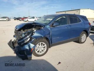 2024 Chevrolet Equinox LT with VIN 3GNAXKEGXRL190012, listed as a Copart auction lot 48977205 with 965 mi miles and Salvage Title. Bid and sale history available at carsss.com. Image 1.