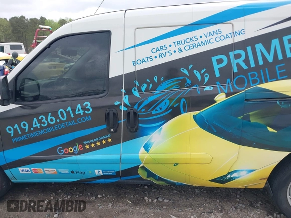 2016 Ram ProMaster City Cargo Tradesman z VIN ZFBERFAT4G6C69767, wystawiony jako IAAI lot #41954711 z przebiegiem 156 015 mil mil oraz . Historia ofert i sprzedaży dostępna na DreamBid. Obrazek 14.