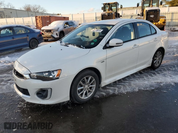 2016 Mitsubishi Lancer SE with VIN JA32V2FW5GU004533, listed as a Copart auction lot 45778615 with 82,511 mi miles and Salvage Title. Bid and sale history available at carsss.com. Image 1.