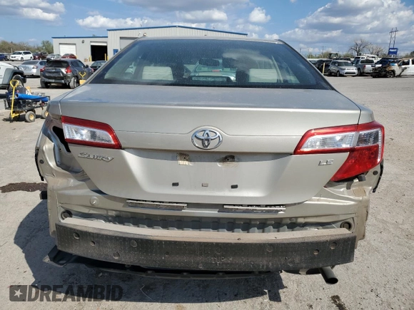 2014 Toyota Camry L with VIN 4T4BF1FK7ER348739, listed as a Copart auction lot 50494365 with 114,640 mi miles and Salvage Title. Bid and sale history available at carsss.com. Image 6.