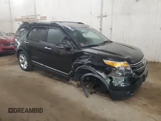 2011 Ford Explorer Limited with VIN 1FMHK8F85BGA72990, listed as a Copart auction lot 57165775 with 180,477 mi miles and Salvage title. Bid and sale history available at DreamBid. Image 4.