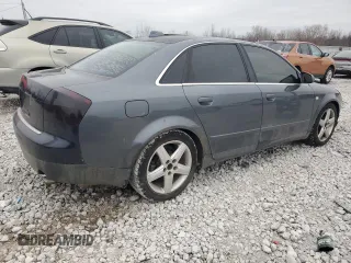 2004 Audi A4 3.0L with VIN WAULT68E14A111919, listed as a Copart auction lot 84491314 with 189,720 mi miles and Salvage Title. Bid and sale history available at carsss.com. Image 3.