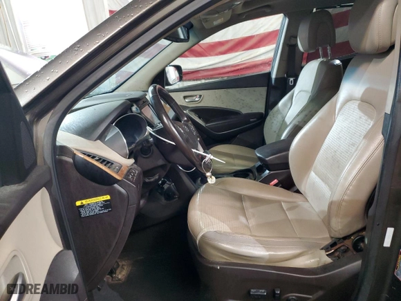 2013 Hyundai Santa Fe 2.0T Sport with VIN 5XYZWDLA7DG100887, listed as a Copart auction lot 50761015 with 153,182 mi miles and Salvage Title. Bid and sale history available at carsss.com. Image 7.