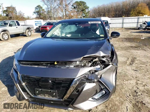 2021 Nissan Sentra SR with VIN 3N1AB8DV9MY330639, listed as a Copart auction lot 82703204 with 23,044 mi miles and Salvage Title. Bid and sale history available at DreamBid. Image 11.