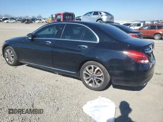 2018 Mercedes-Benz C 300 with VIN 55SWF4JB7JU249204, listed as a Copart auction lot 46853745 with 191,343 mi miles and Salvage title. Bid and sale history available at DreamBid. Image 2.