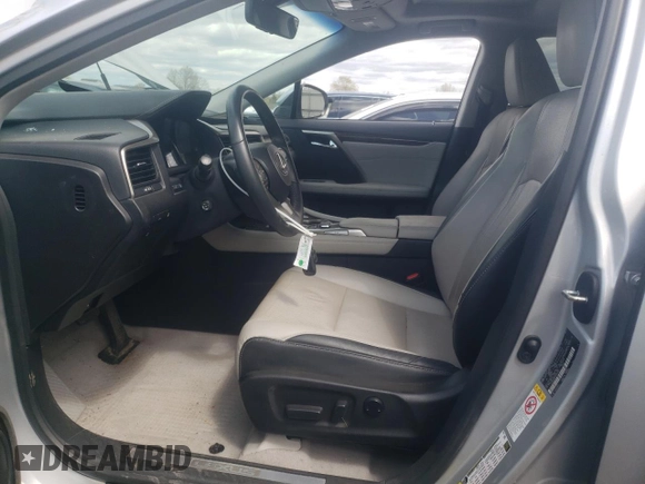 2016 Lexus RX 450h with VIN 2T2BGMCA4GC007917, listed as a Copart auction lot 52863205 with 93,309 mi miles and Salvage Title. Bid and sale history available at DreamBid. Image 7.