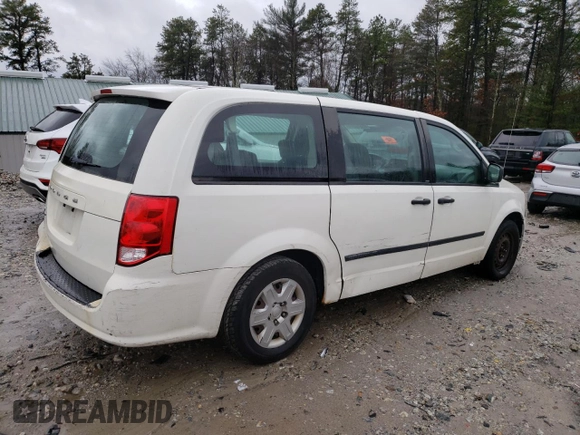 2012 Dodge Grand Caravan SE with VIN 2C4RDGBG8CR251423, listed as a Copart auction lot 85516014 with 119,149 mi miles and Clean Title. Bid and sale history available at DreamBid. Image 3.