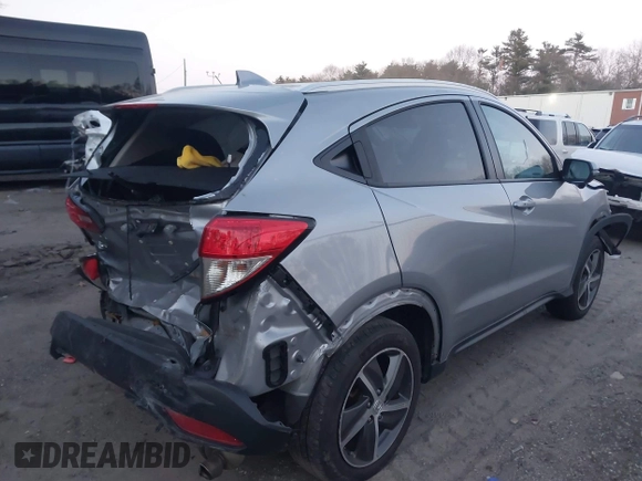 2022 Honda HR-V EX with VIN 3CZRU6H56NM736678, listed as a IAAI auction lot 41220938 with 48,624 mi miles. Bid and sale history available at carsss.com. Image 4.