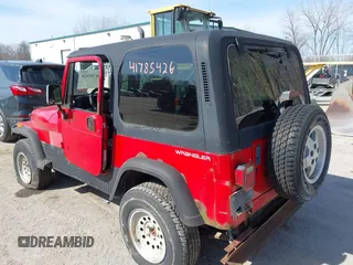 1994 Jeep Wrangler S with VIN 1J4FY19P6RP413984, listed as a IAAI auction lot 41785426 with 188,346 mi miles. Bid and sale history available at carsss.com. Image 3.