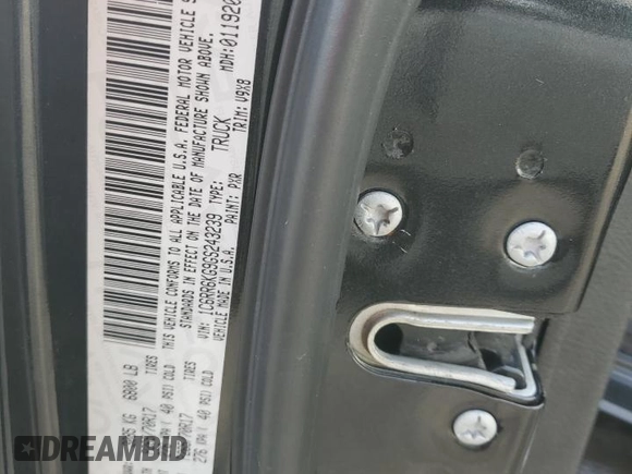 2016 Ram 1500 Tradesman z VIN 1C6RR6KG9GS243239, wystawiony jako Copart lot #84681524 z przebiegiem 150 838 mil mil oraz Szkoda całkowita • Salvage title. Historia ofert i sprzedaży dostępna na DreamBid. Obrazek 12.