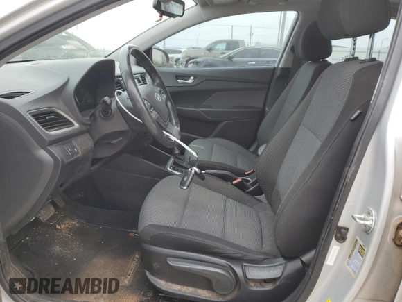 2019 Hyundai Accent Limited with VIN 3KPC34A30KE051741, listed as a Copart auction lot 44817195 with 117,652 mi miles and Salvage Title. Bid and sale history available at carsss.com. Image 7.