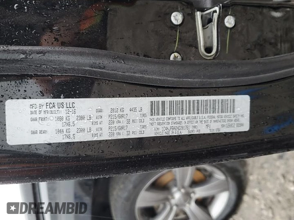 2017 Jeep Patriot Sport SE with VIN 1C4NJPBA2HD201761, listed as a Copart auction lot 50218735 with 125,226 mi miles and Salvage Title. Bid and sale history available at carsss.com. Image 14.