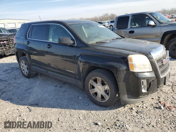2013 GMC Terrain SLE with VIN 2GKALMEK6D6168112, listed as a Copart auction lot 49667715 with 157,158 mi miles and Salvage Title. Bid and sale history available at carsss.com. Image 4.