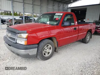 2004 Chevrolet Silverado 1500 Work Truck with VIN 1GCEC14X44Z350193, listed as a Copart auction lot 52914655 with 0 mi miles and Salvage Title. Bid and sale history available at carsss.com. Image 1.