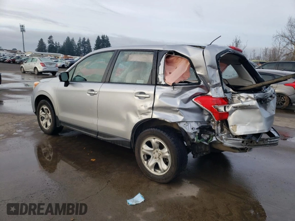 2015 Subaru Forester 2.5i with VIN JF2SJAAC4FG440180, listed as a Copart auction lot 87240754 with 81,047 mi miles and Salvage Title. Bid and sale history available at carsss.com. Image 2.