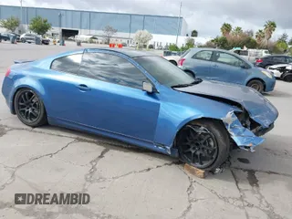 2006 Infiniti G35 Coupe with VIN JNKCV54E46M714831, listed as a IAAI auction lot 41895744 with 247,304 mi miles. Bid and sale history available at carsss.com. Image 1.