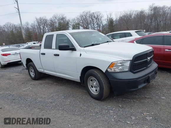 2019 Ram 1500 Classic Tradesman with VIN 1C6RR6FG1KS540606, listed as a IAAI auction lot 41609259 with 121,388 mi miles. Bid and sale history available at carsss.com. Image 1.